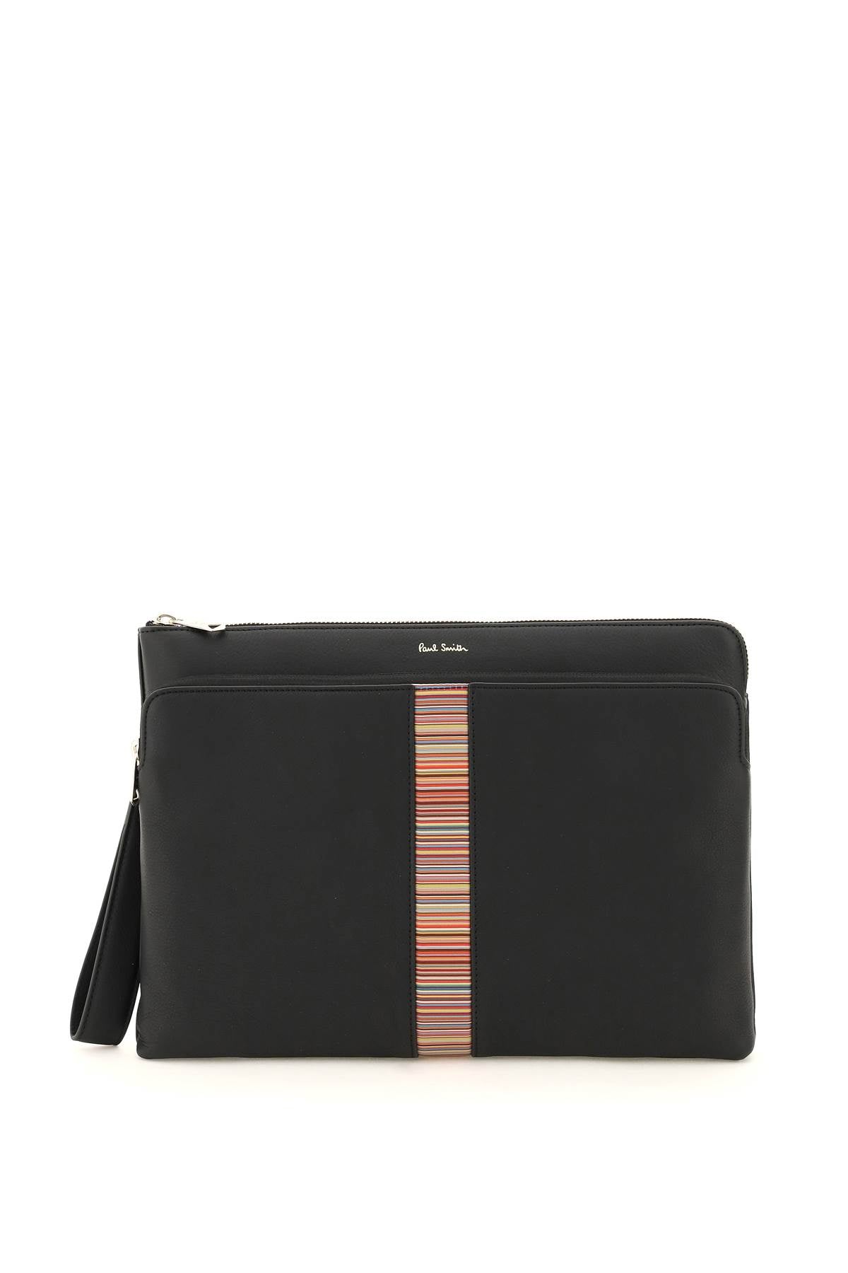 Paul Smith Signture Stripe Leather Pouch Men
