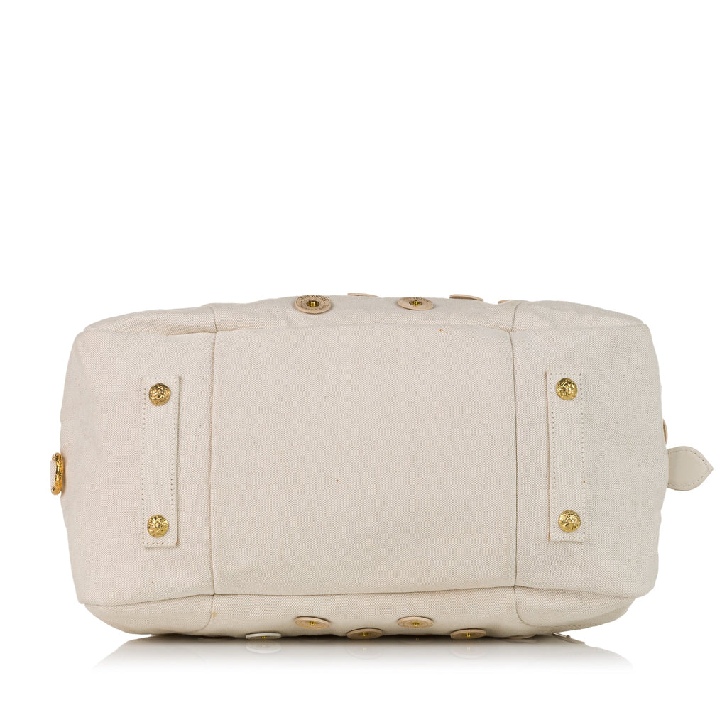 Louis Vuitton Polka Dots Panama Bowly White Canvas