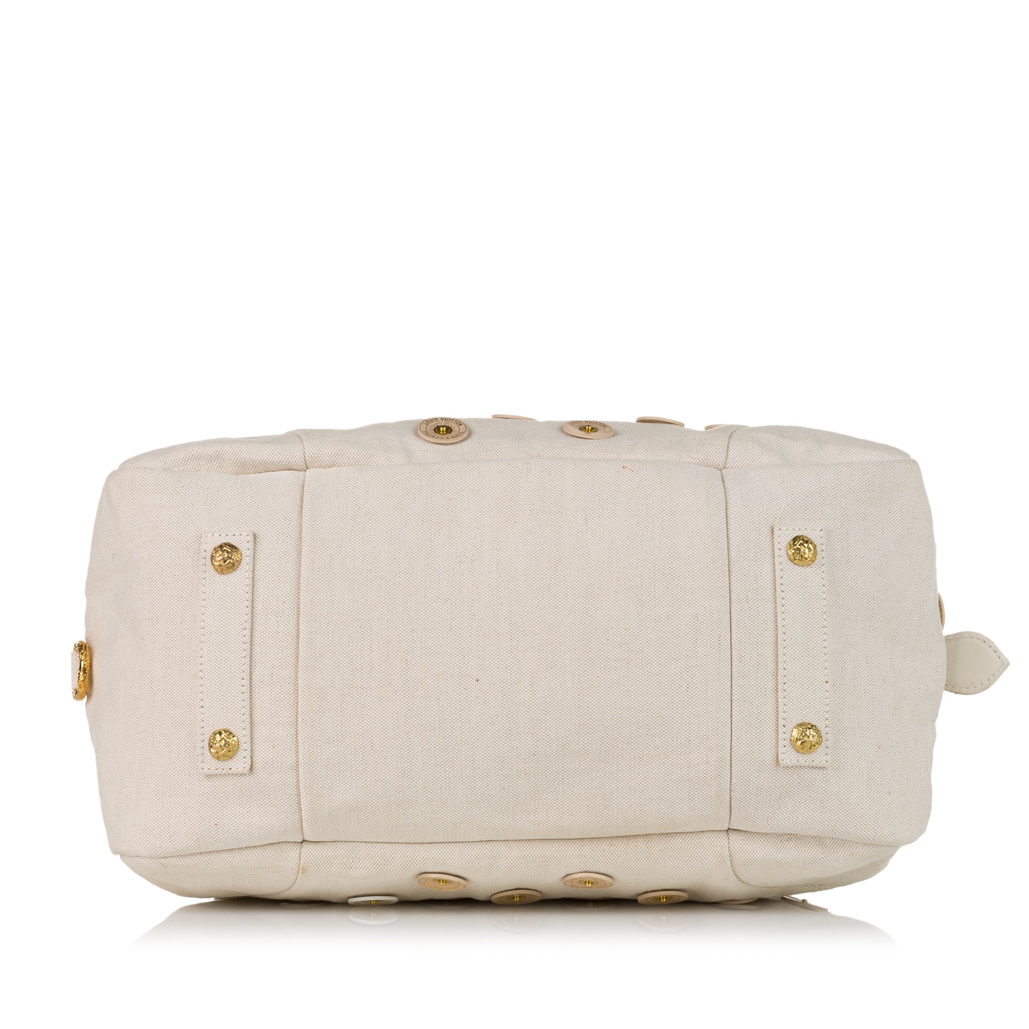 Louis Vuitton Polka Dots Panama Bowly White Canvas