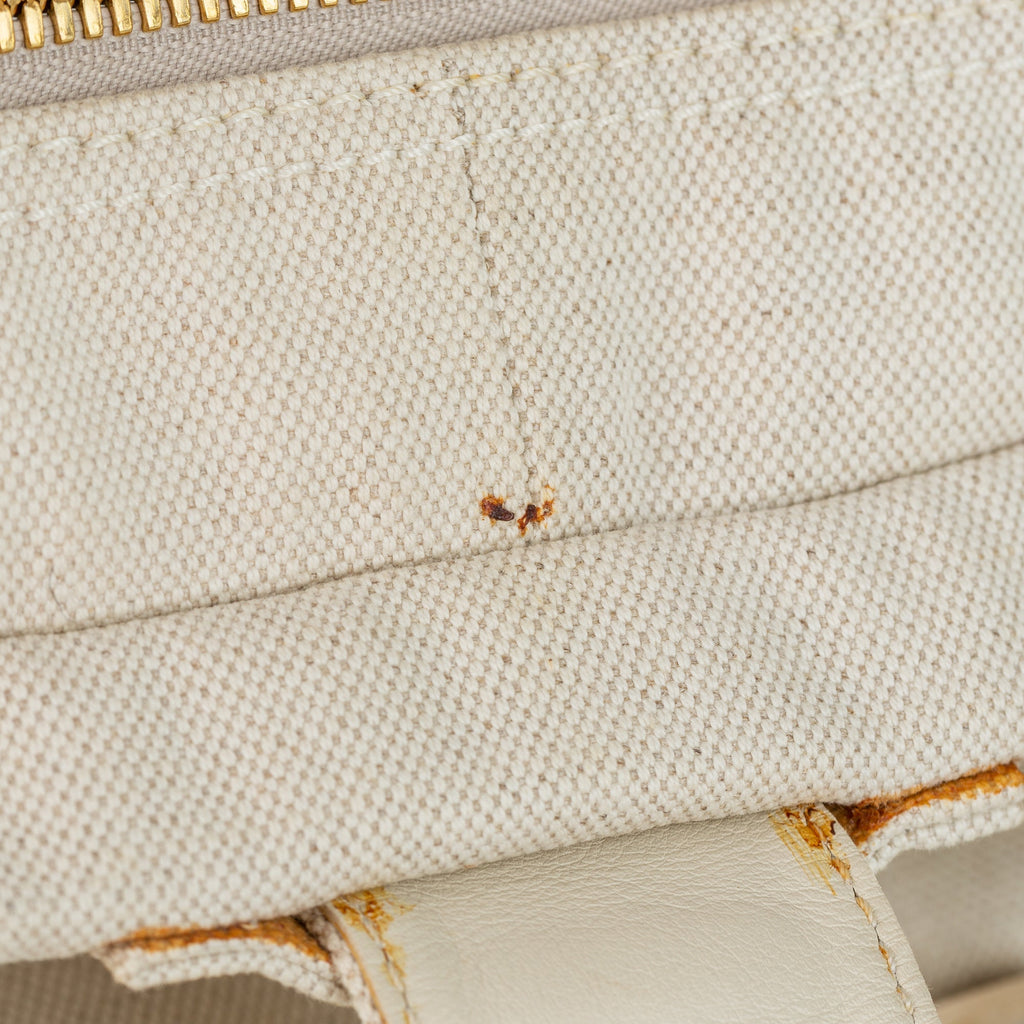 Louis Vuitton Polka Dots Panama Bowly White Canvas