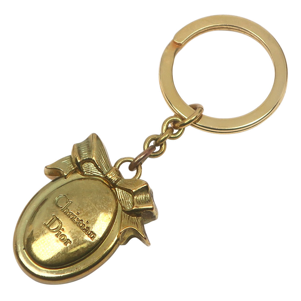 Christian Dior key ring Plated Gold gold Women Used