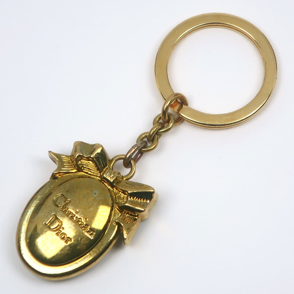 Christian Dior key ring Plated Gold gold Women Used