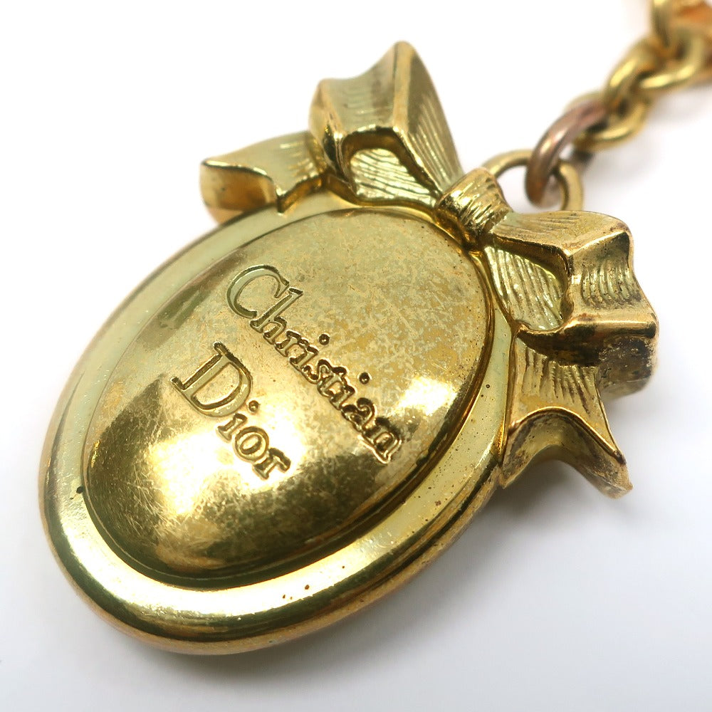 Christian Dior key ring Plated Gold gold Women Used