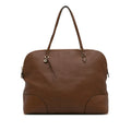 Brown Gucci Leather Bree Tote Bag