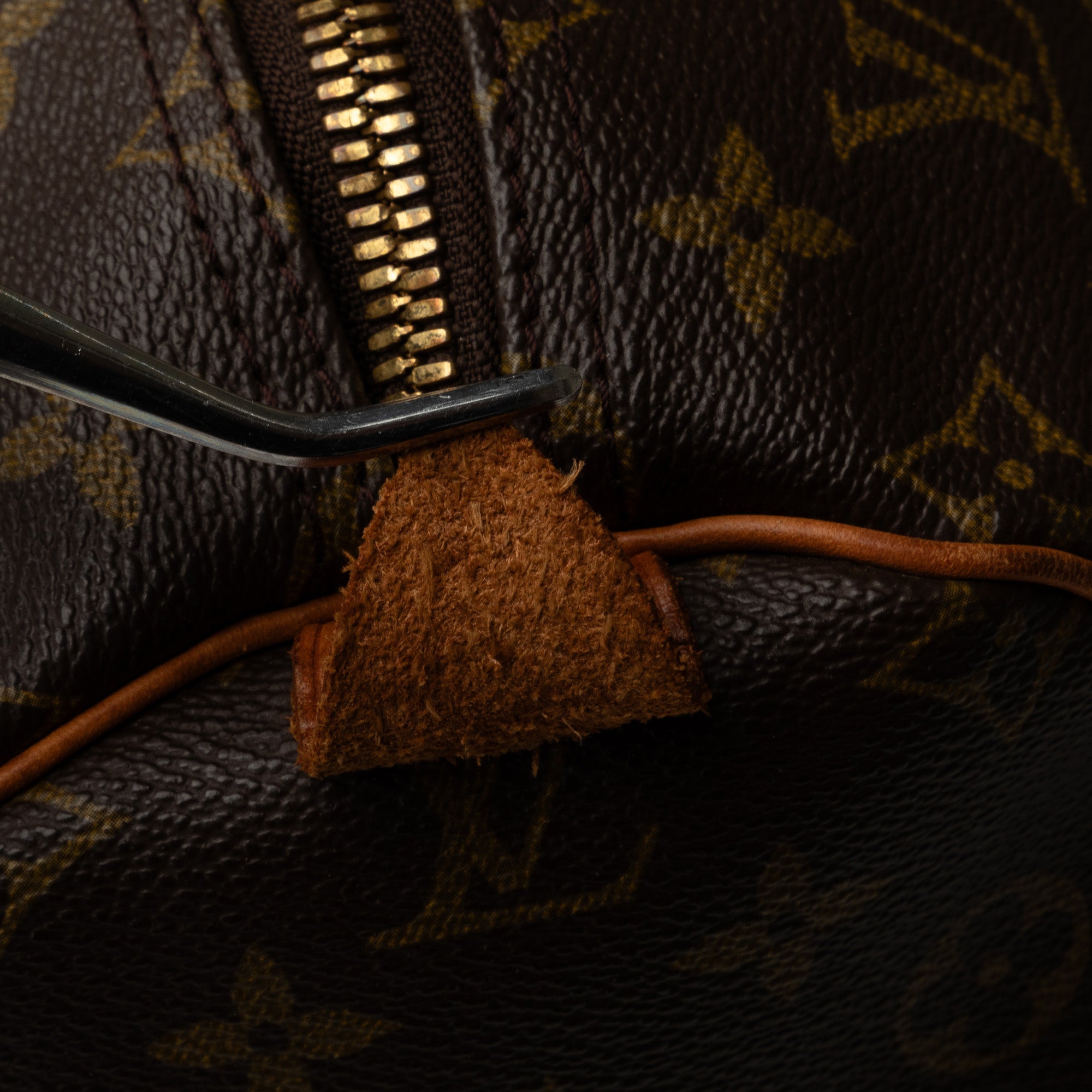 Brown Louis Vuitton Monogram Keepall 50 Travel Bag