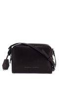 MINI LEATHER BOSTON CROSSBODY BAG WITH SHOULDER STRAP