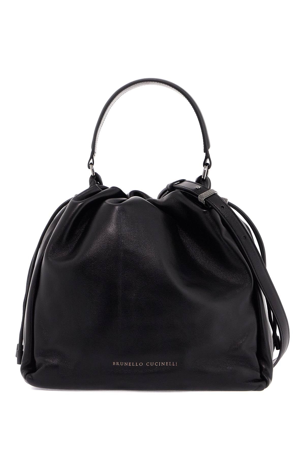 HANDBAG WITH MONILE EMBELL