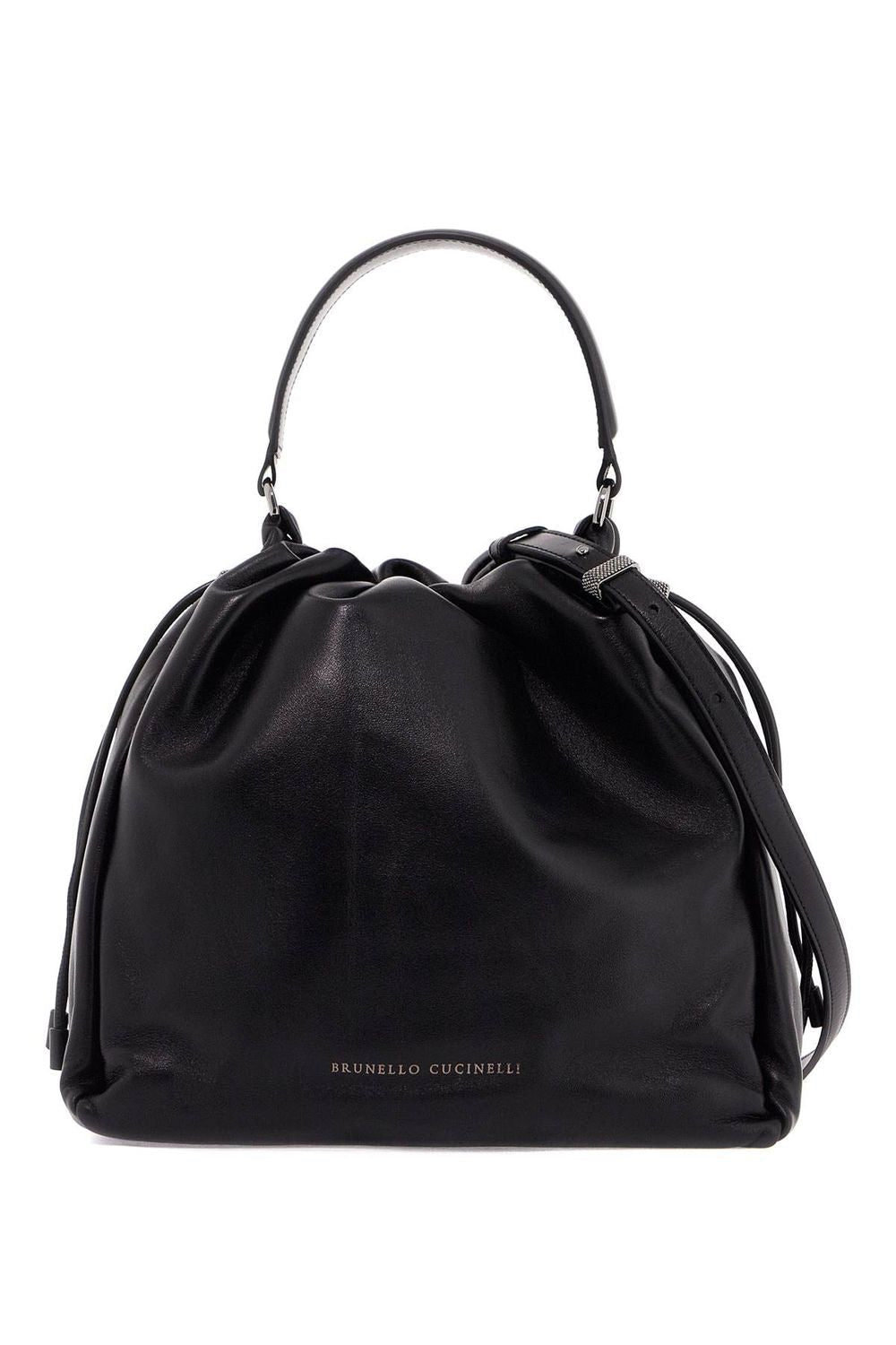 HANDBAG WITH MONILE EMBELL