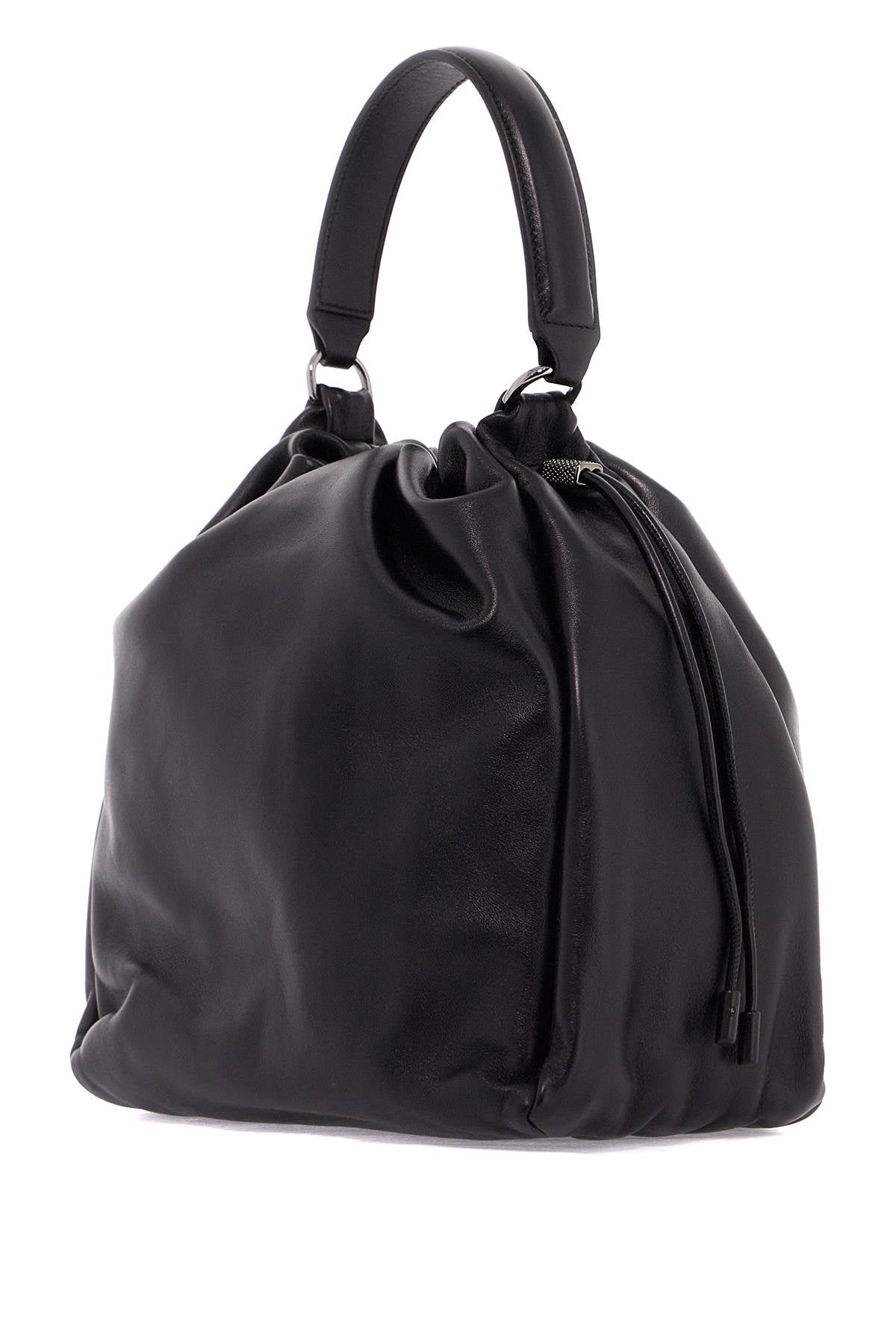 HANDBAG WITH MONILE EMBELL