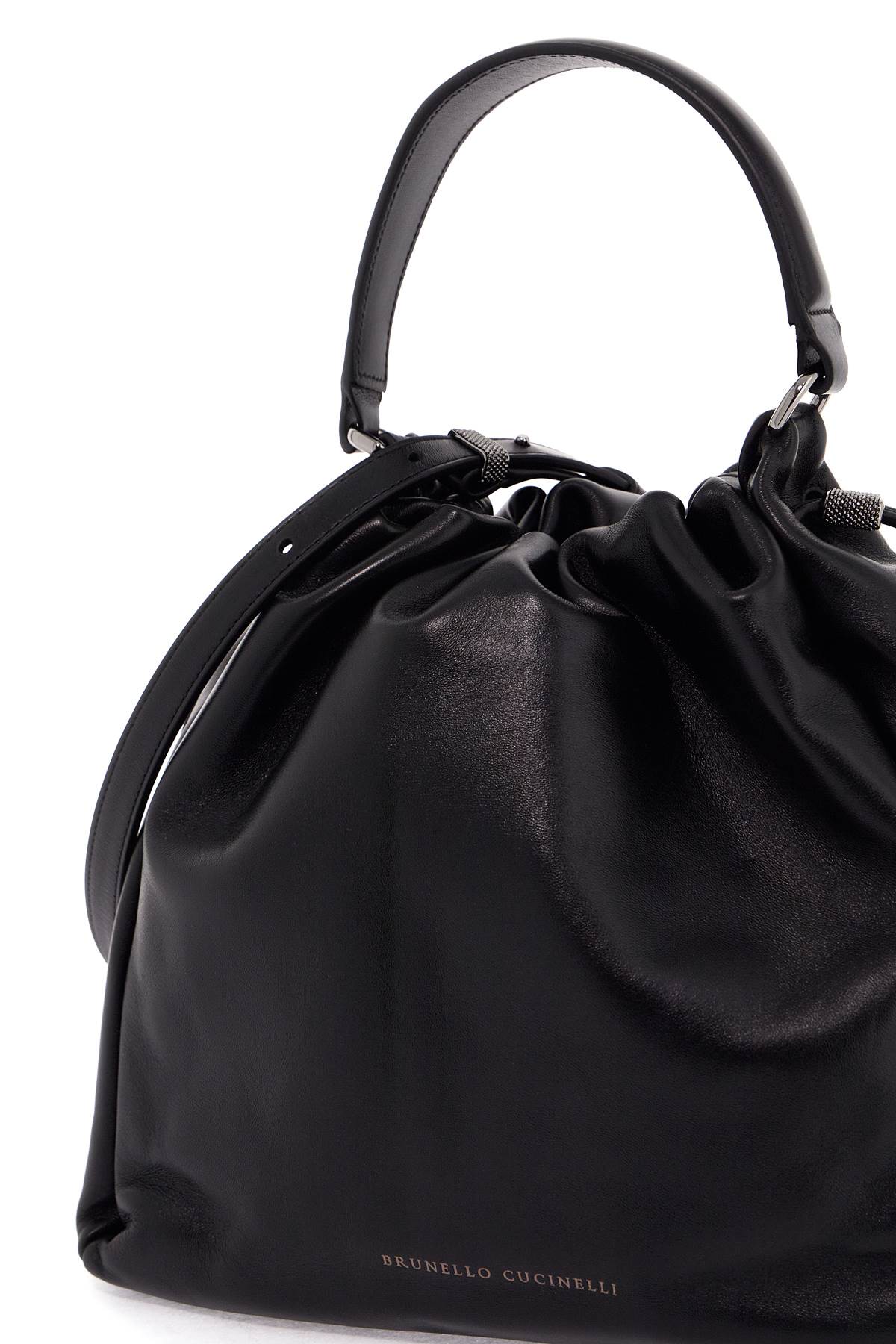 HANDBAG WITH MONILE EMBELL