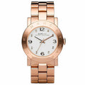 Ladies / Womens AMY Rose Gold Stainless Steel Marc Jacobs Designer Watch MBM3077