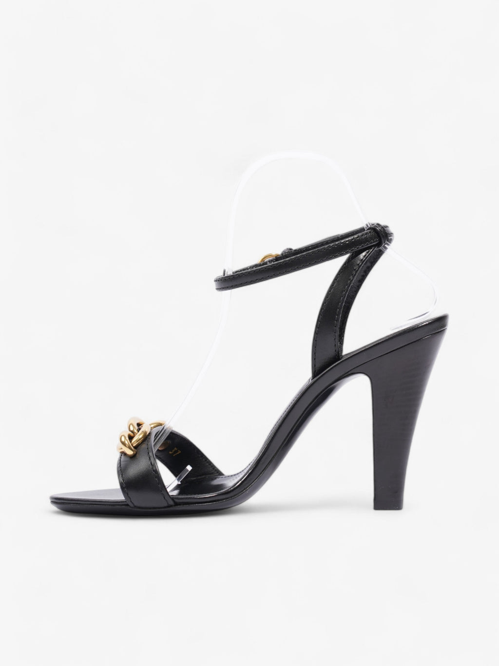 Saint Laurent Maillon 95 Black Leather EU 37 UK 4