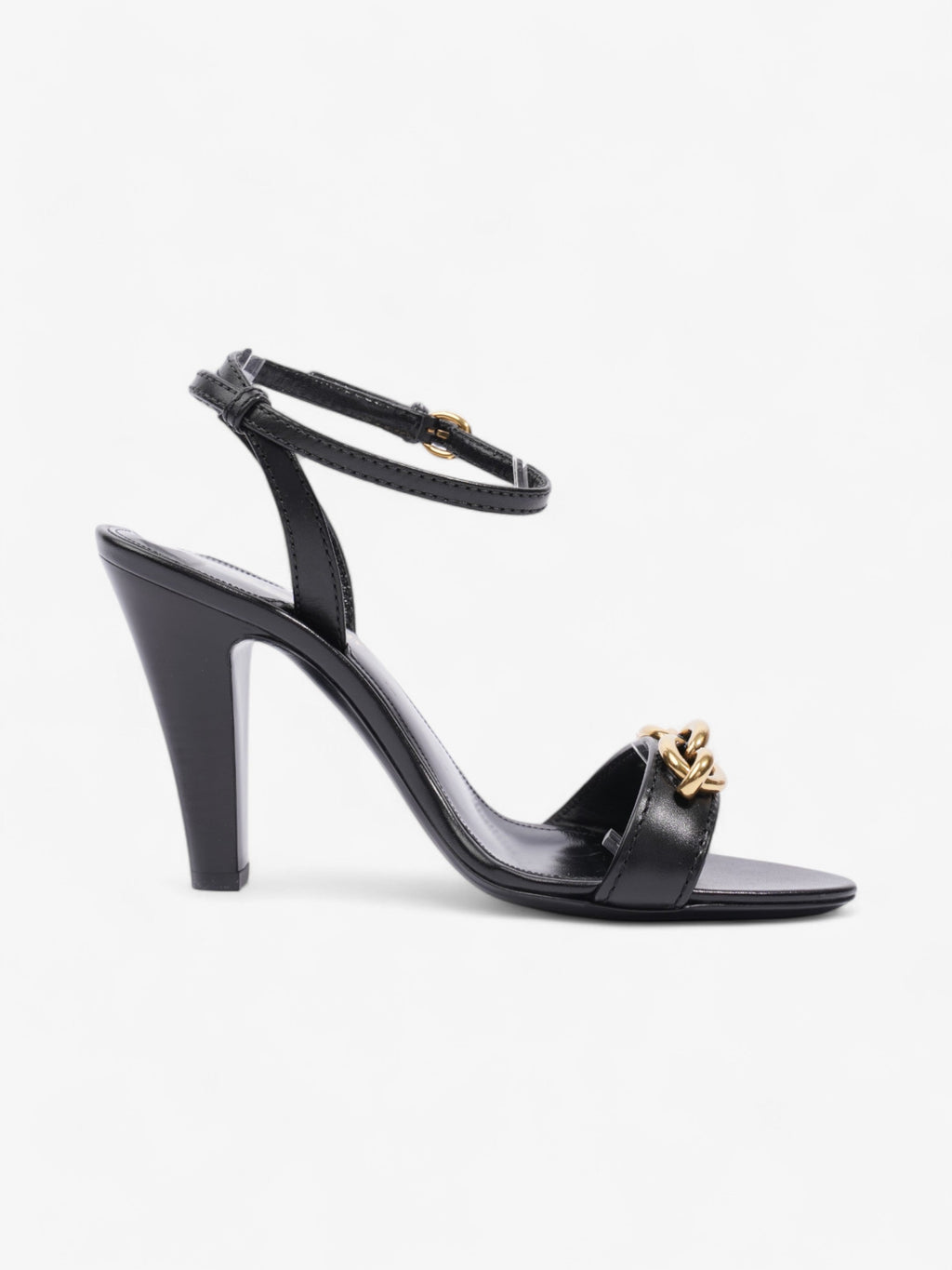 Saint Laurent Maillon 95 Black Leather EU 37 UK 4