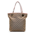Brown Gucci GG Canvas Eclipse Tote Bag