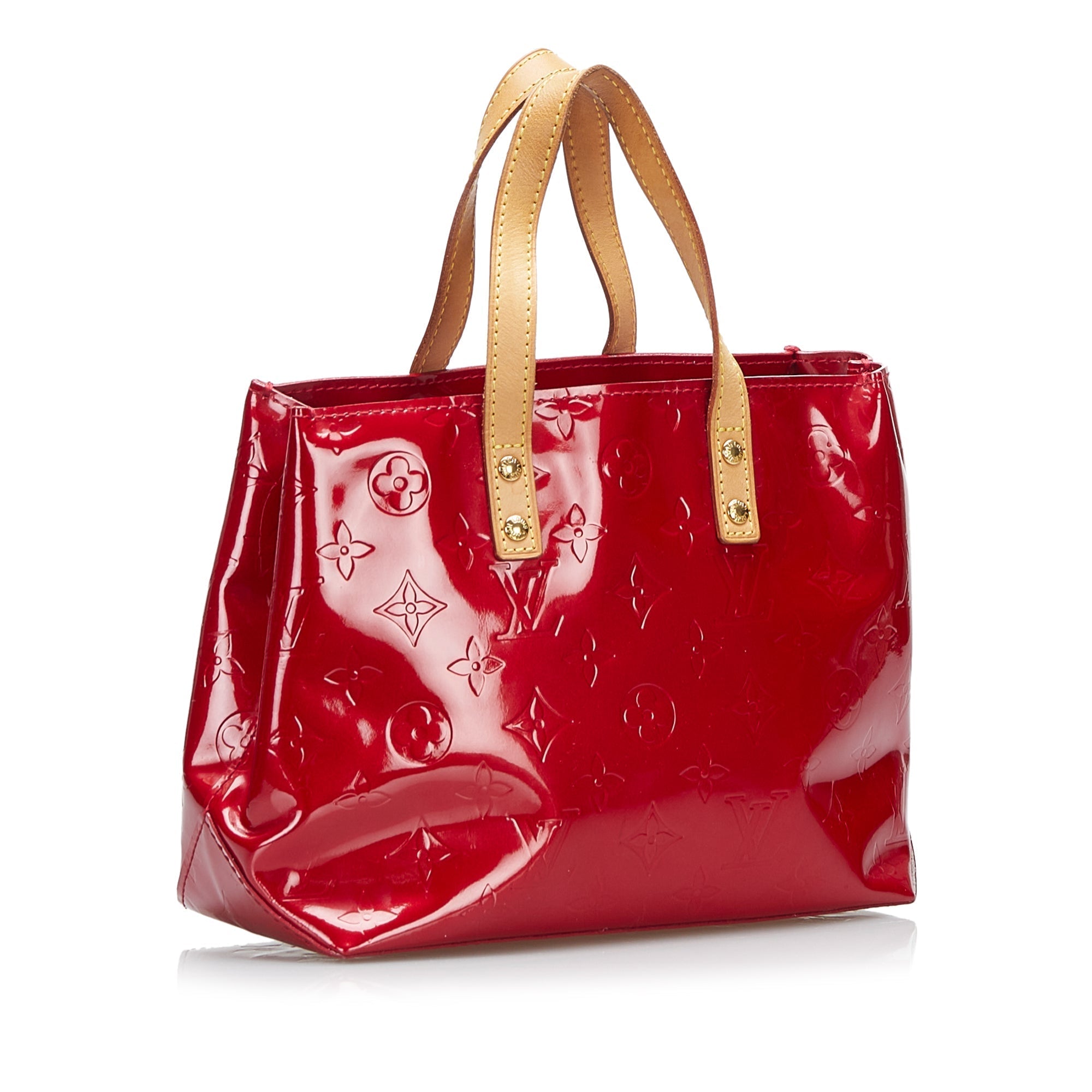 Louis Vuitton Reade PM Red Monogram Vernis