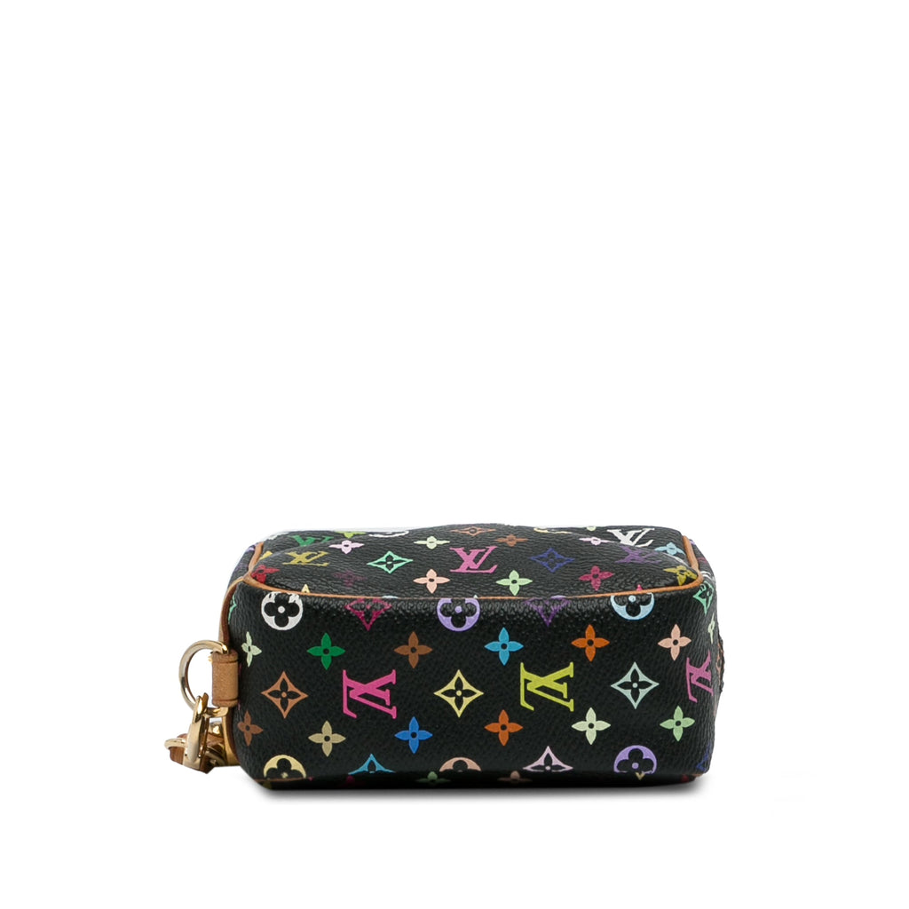 Black Louis Vuitton Monogram Multicolore Trousse Wapity Pouch