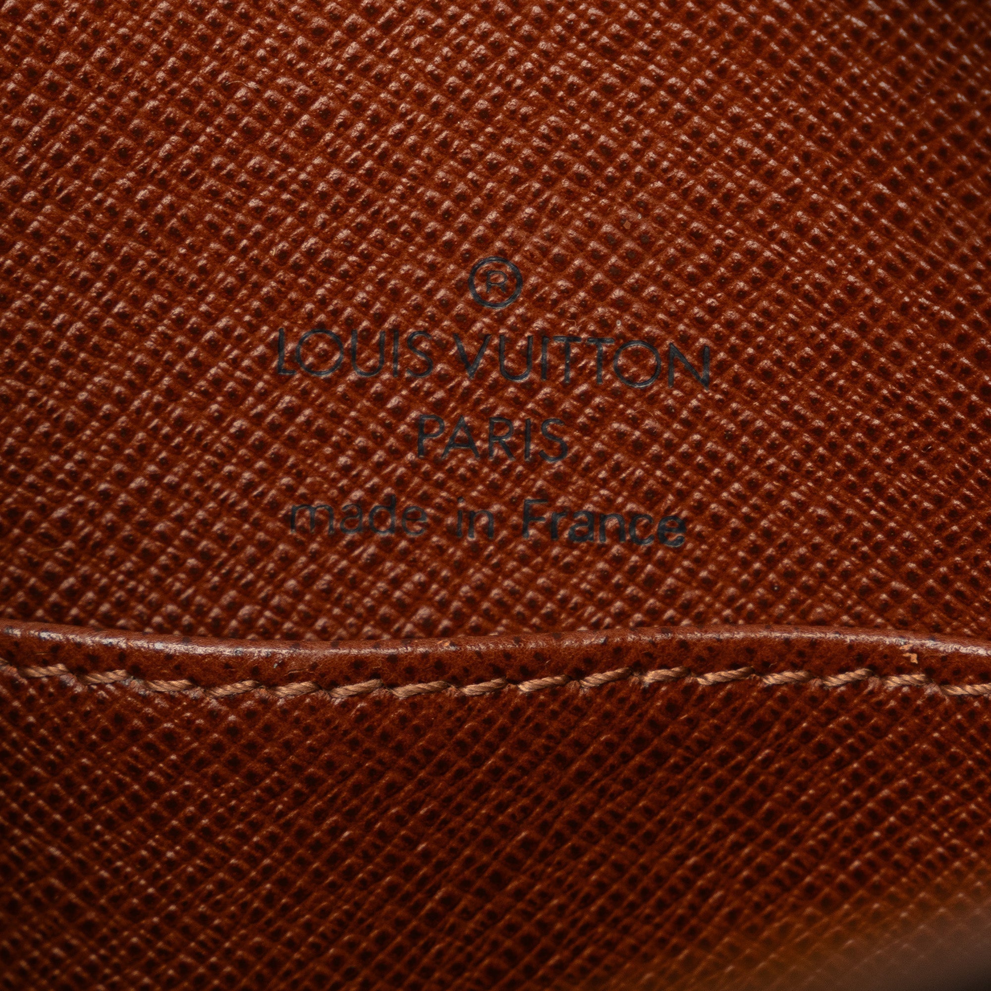 Brown Louis Vuitton Monogram Drouot Crossbody Bag