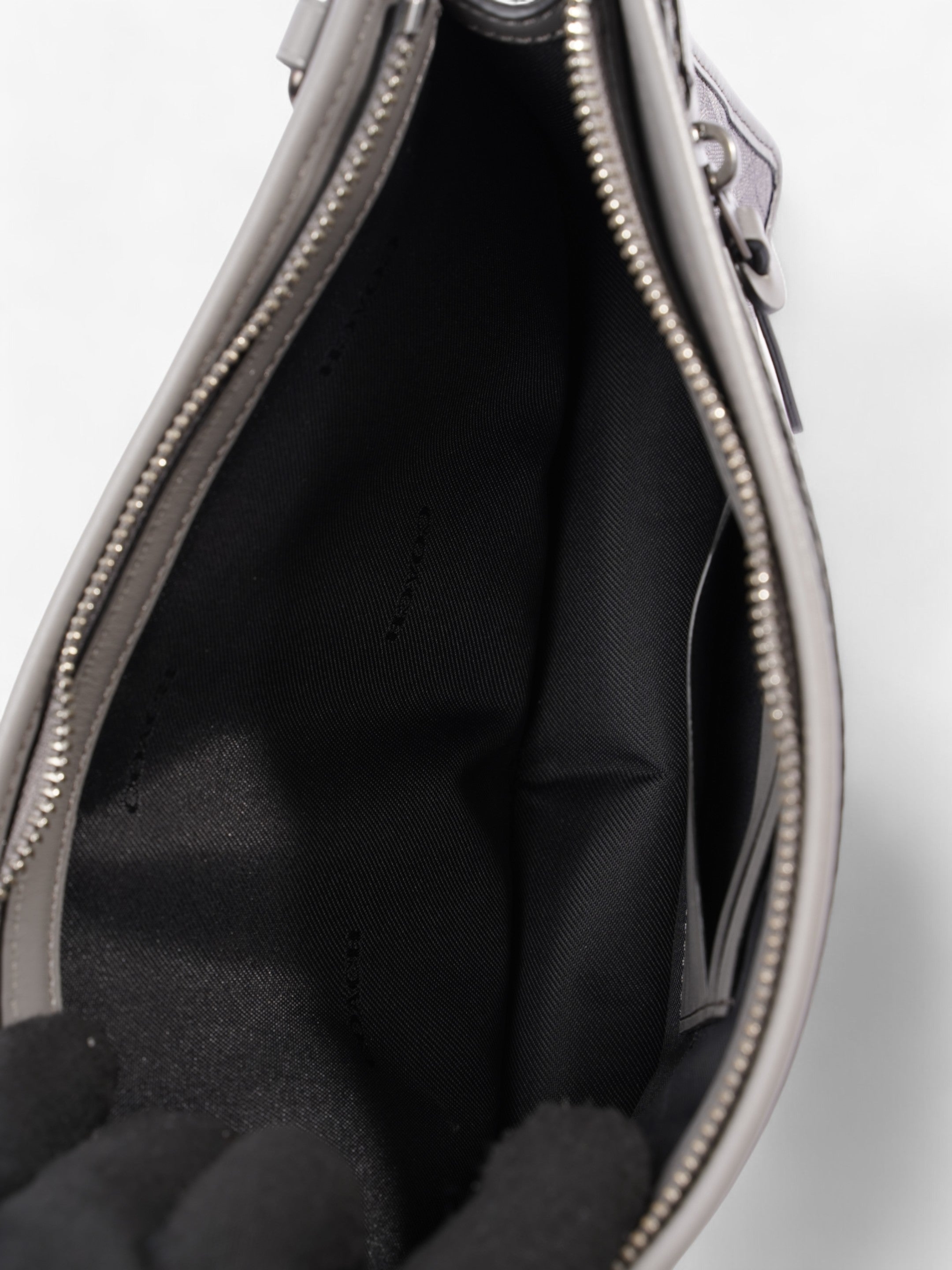 Coach Rivington Convertible Pouch  Grey Signature Jacquard Canvas