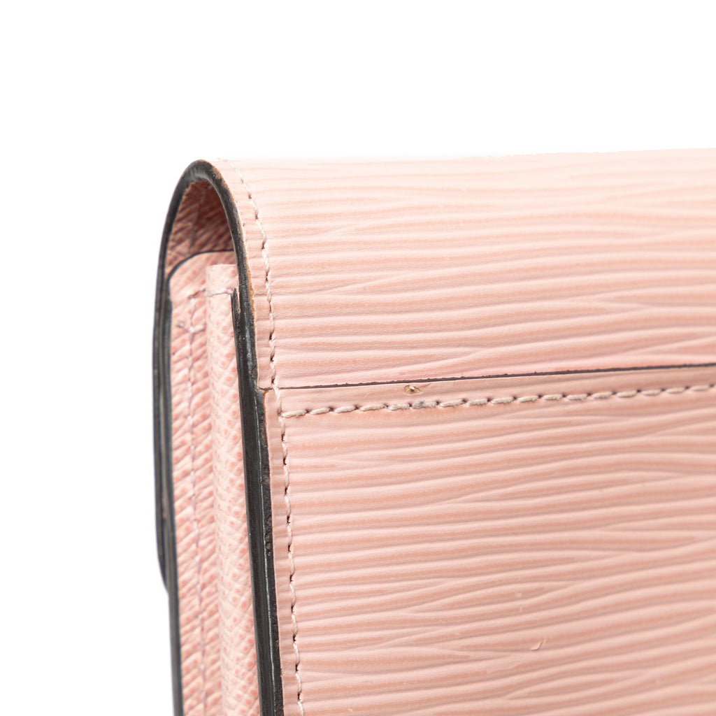 Pink Louis Vuitton Epi Sarah Long Wallet