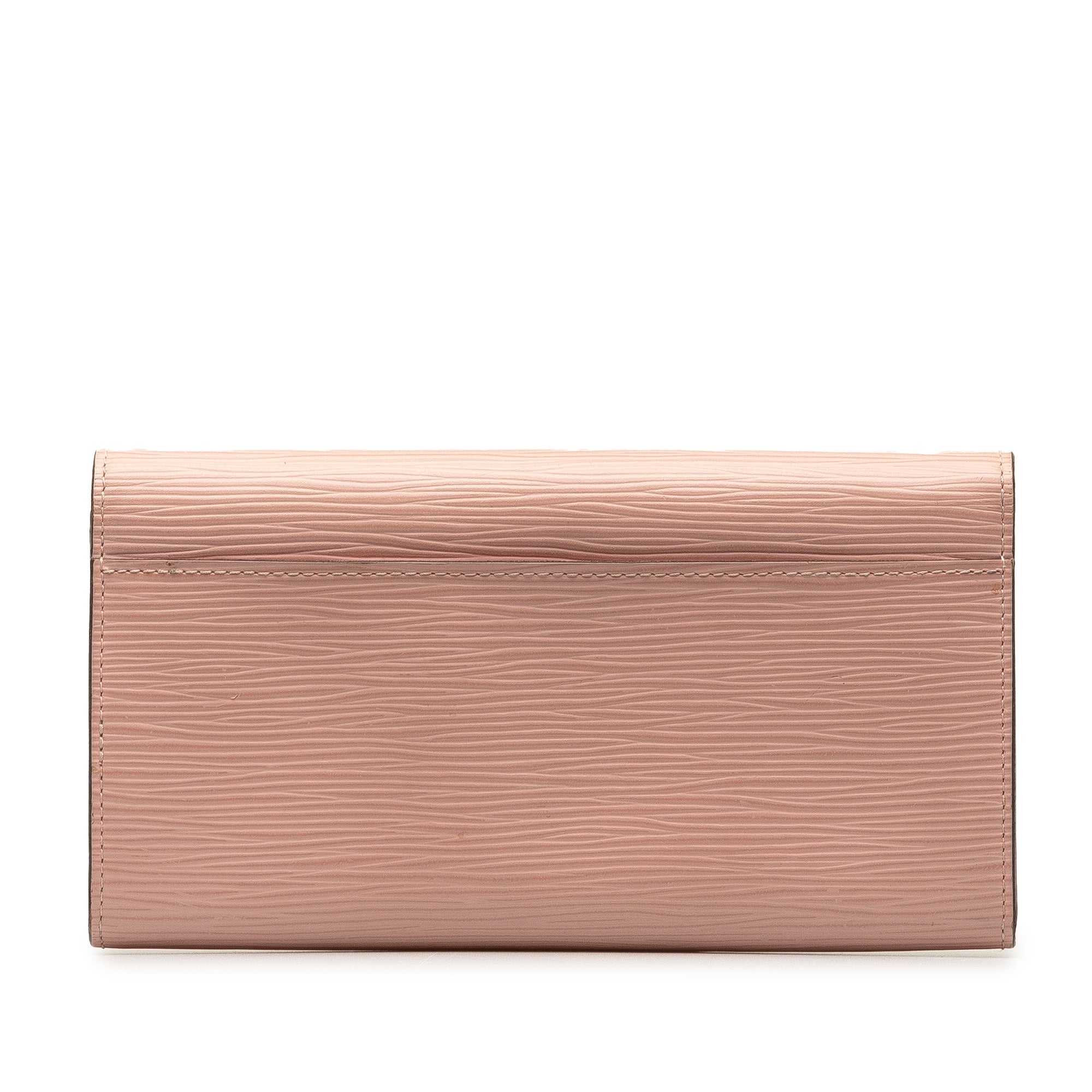 Pink Louis Vuitton Epi Sarah Long Wallet