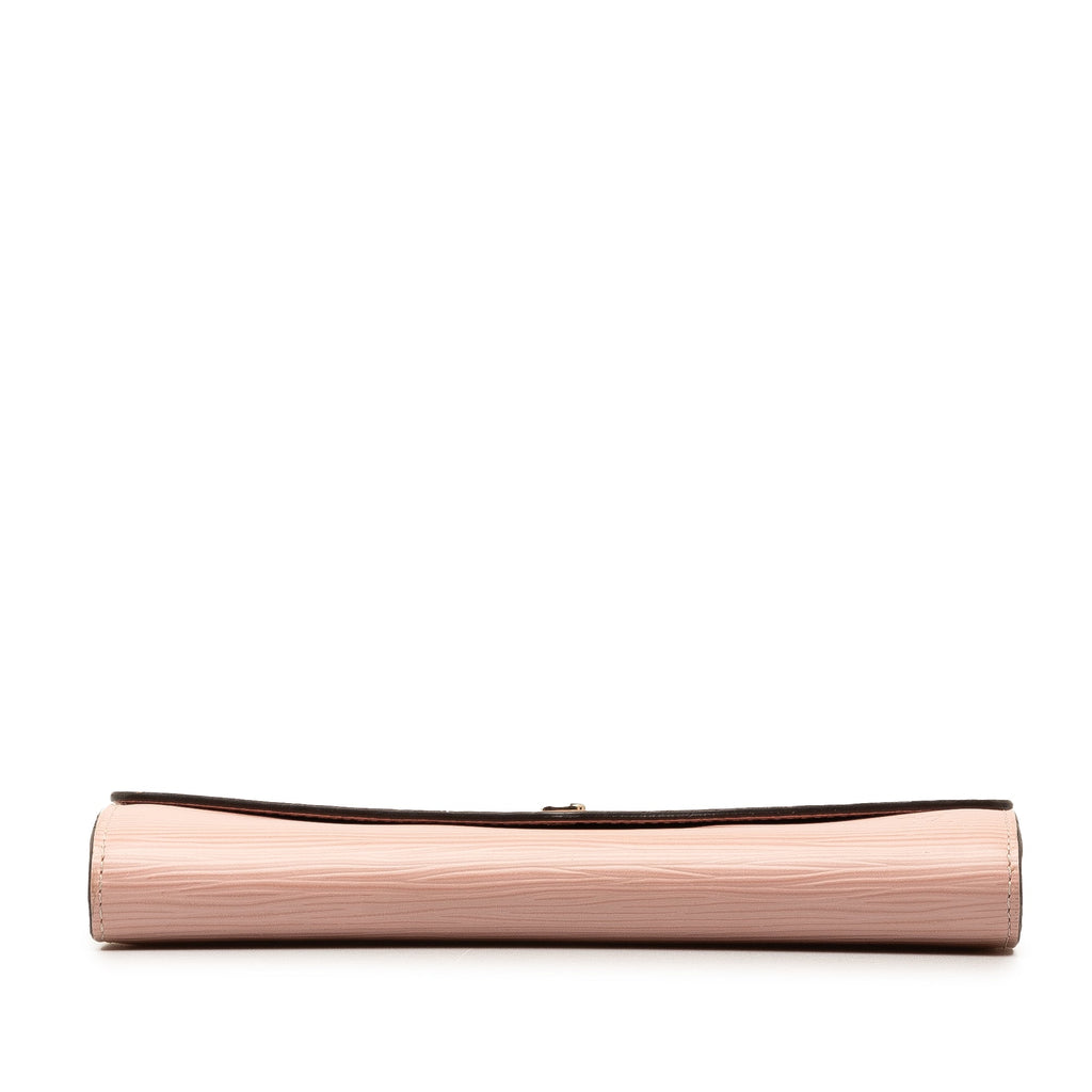 Pink Louis Vuitton Epi Sarah Long Wallet