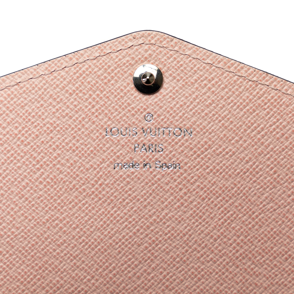 Pink Louis Vuitton Epi Sarah Long Wallet