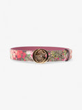 Gucci Interlocking G Belt Bloom Monogram Canvas 80cm / 32"