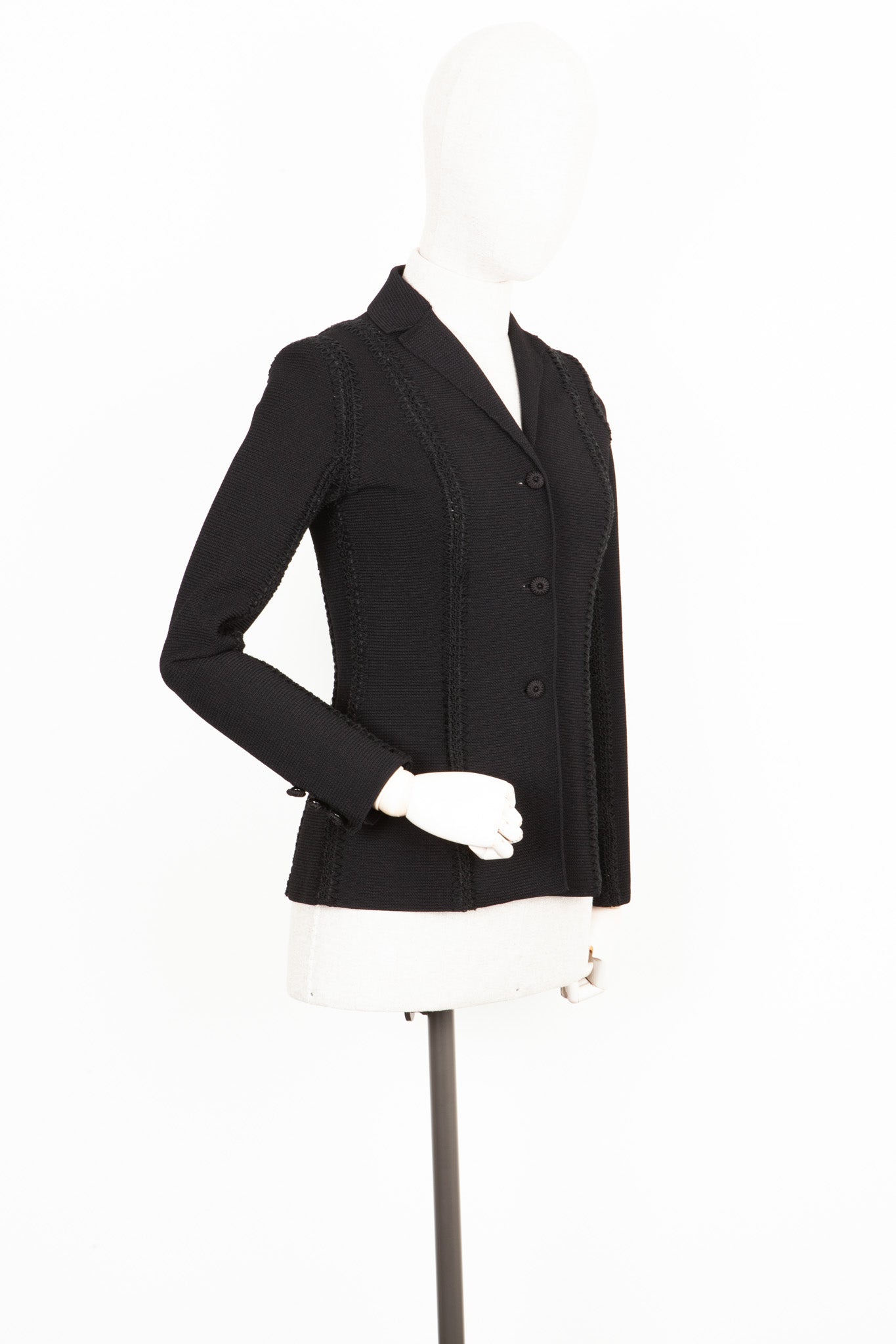 CHRISTIAN DIOR Montaigne Knit Bar Jacket