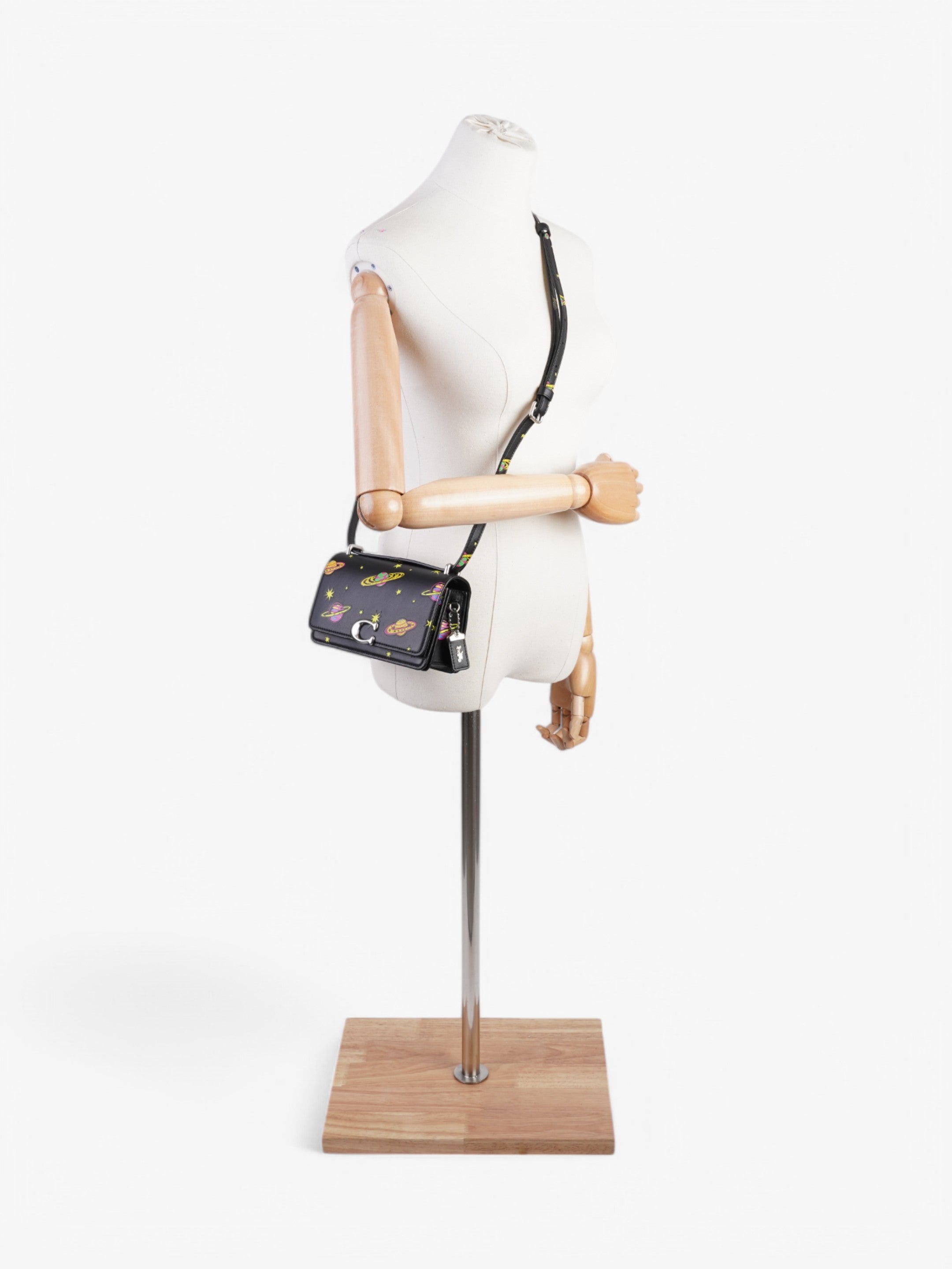 Coach Bandit Crossbody Bag Space Print Leather