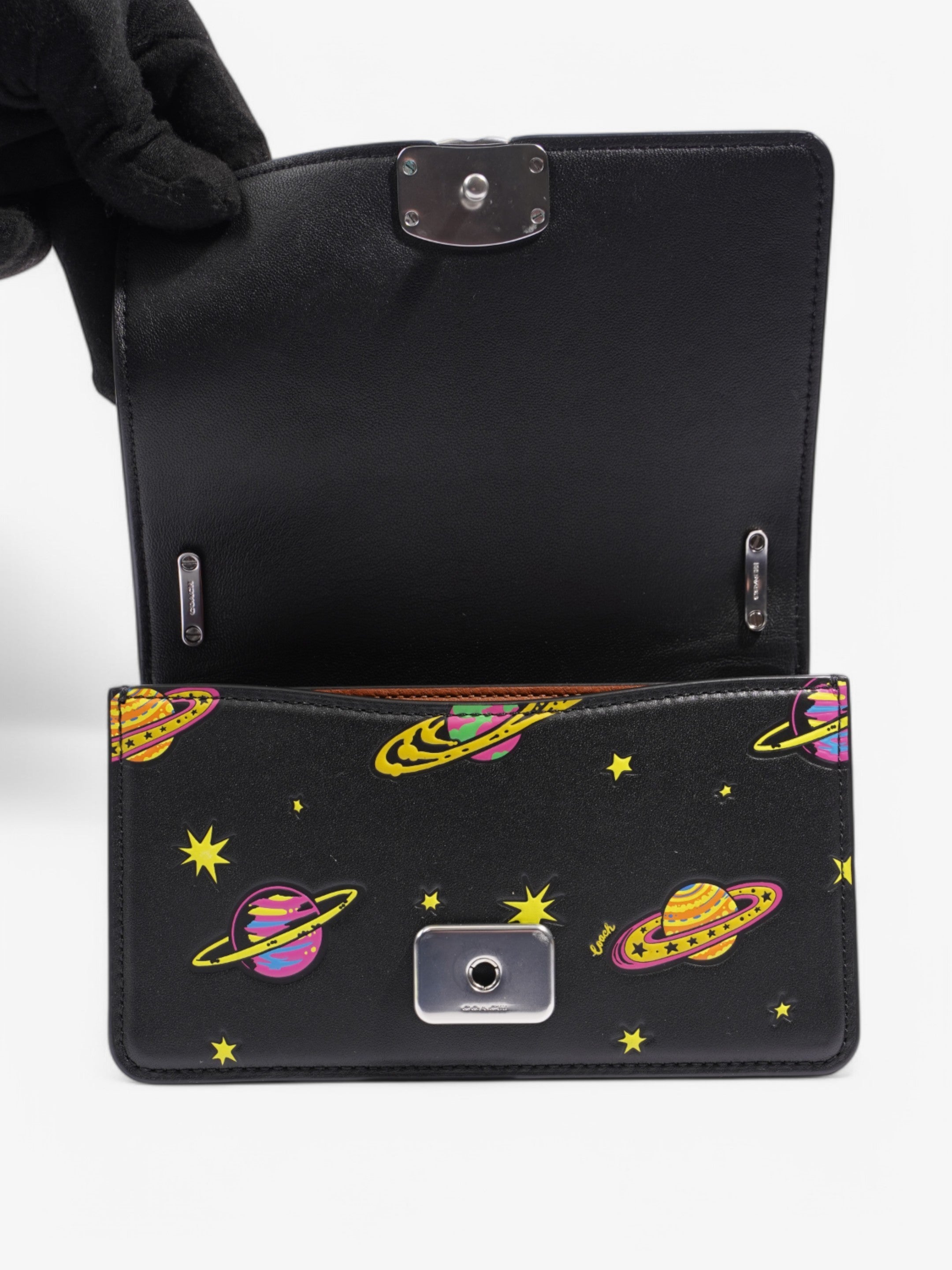 Coach Bandit Crossbody Bag Space Print Leather