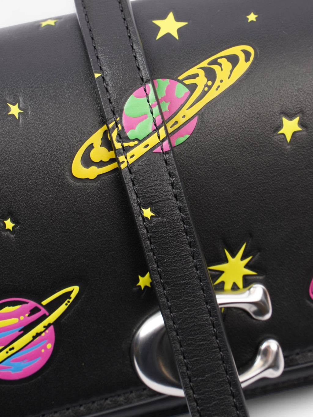Coach Bandit Crossbody Bag Space Print Leather