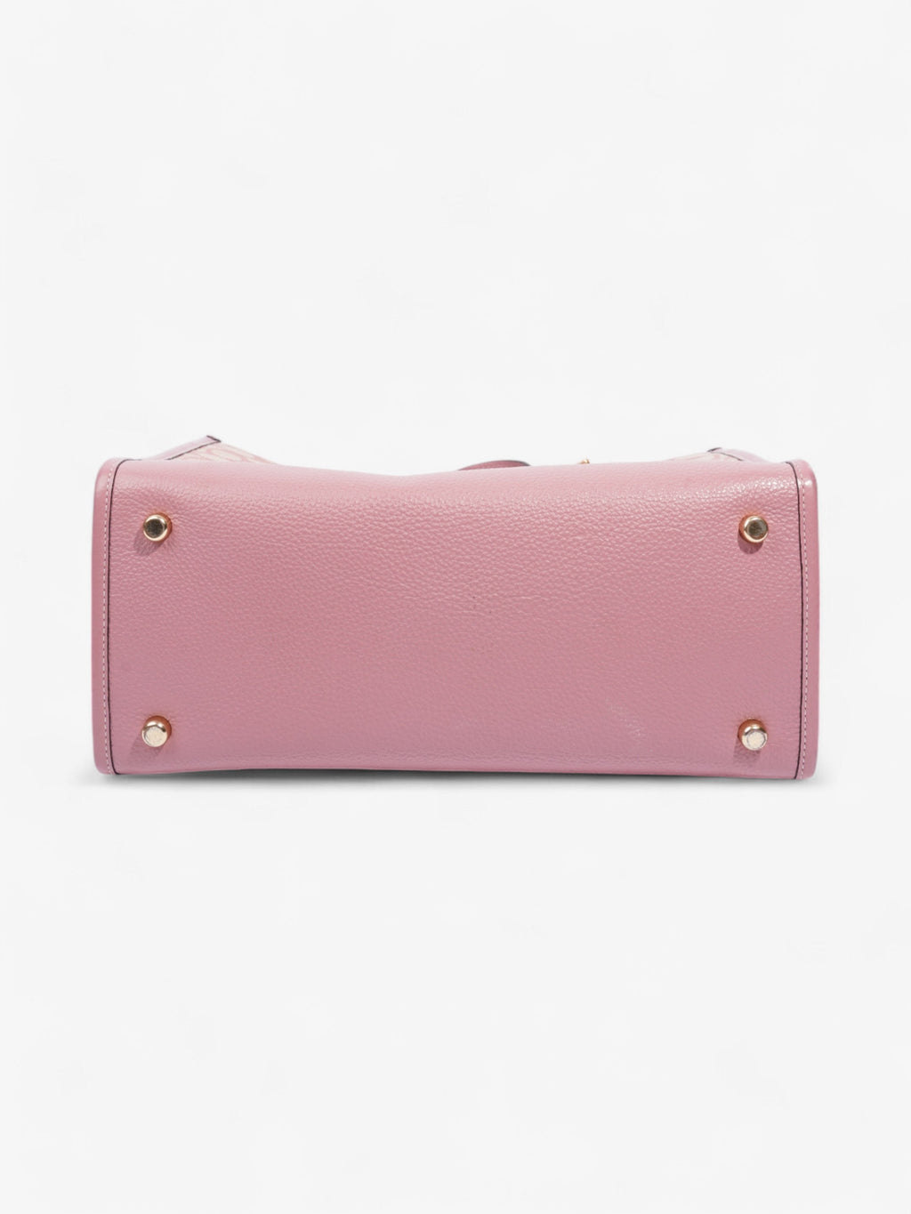 Coach Dempsey Tote Pink / Beige Cotton
