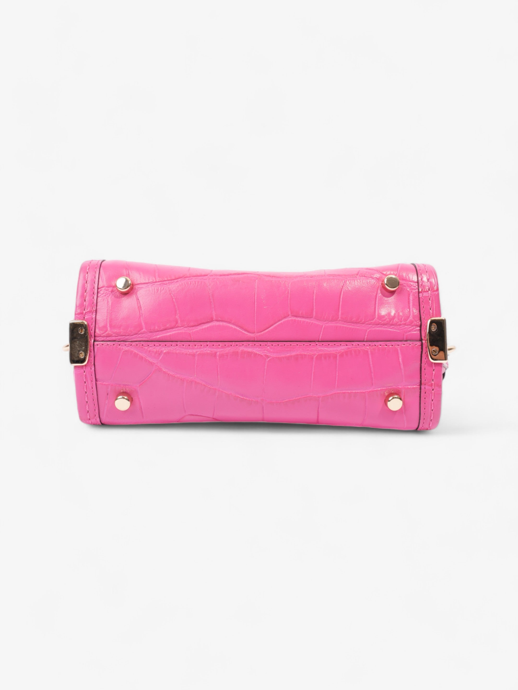Coach Swagger Satchel Pink Embossed Leather 21