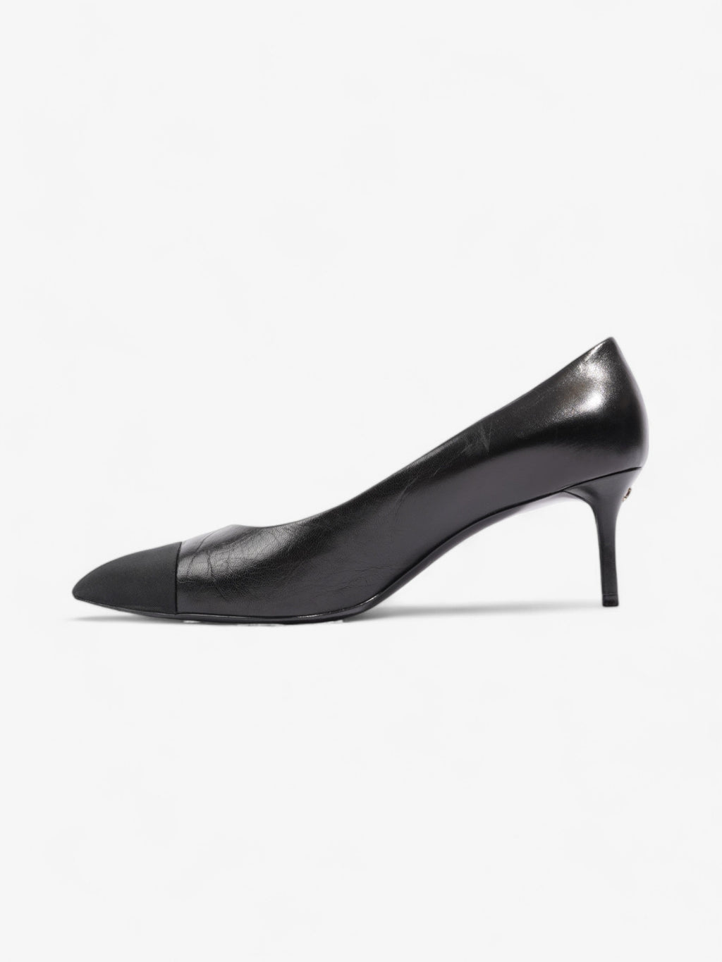 Chanel Pointed Heel 65mm Black Leather EU 41 UK 8