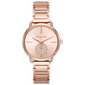 Ladies / Womens Portia Rose Gold-Tone Crysyal Bracelet Michael Kors Designer Watch MK3640