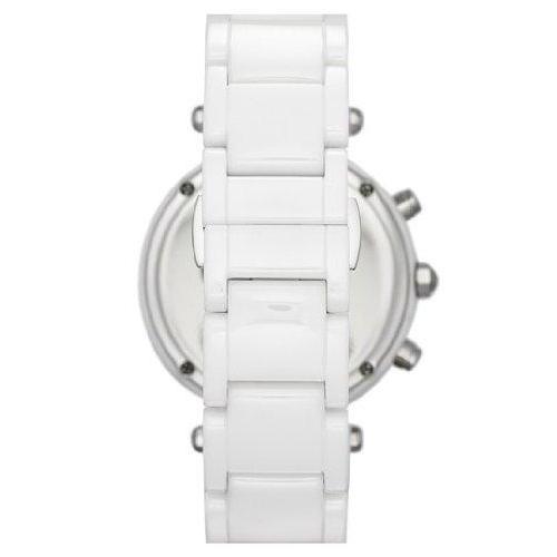 Ladies / Womens Parker White Glitz Chronograph Michael Kors Designer Watch MK5848