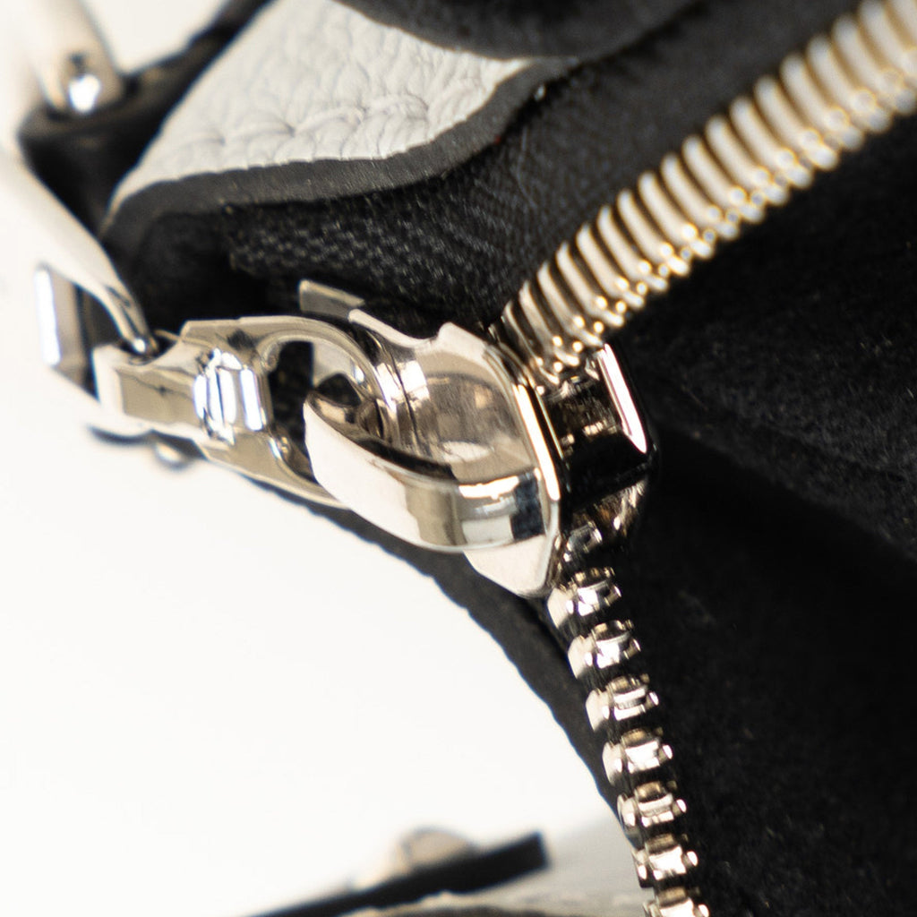 White Louis Vuitton Epi Soufflot BB Satchel
