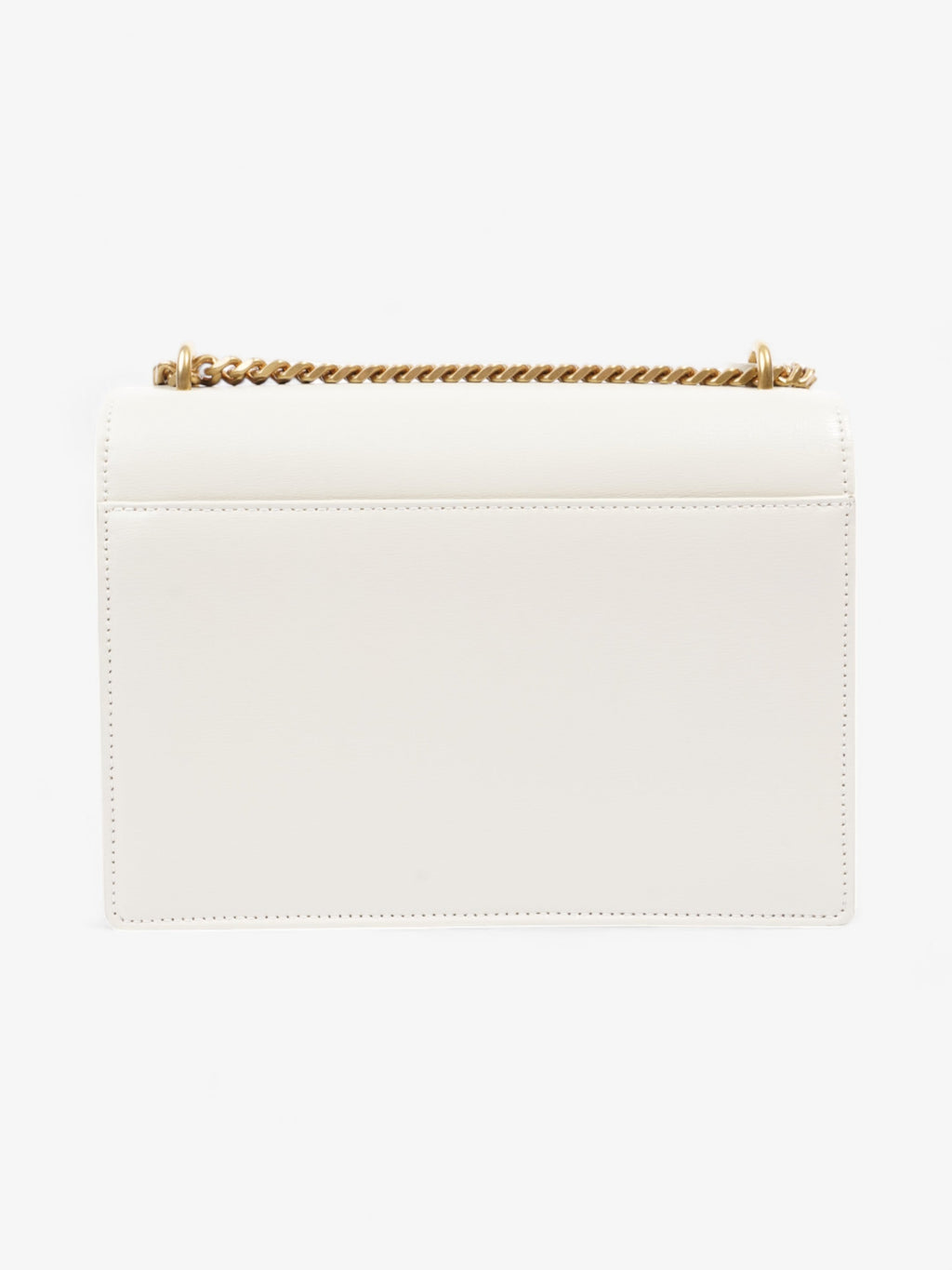 Saint Laurent Sunset White Leather Small
