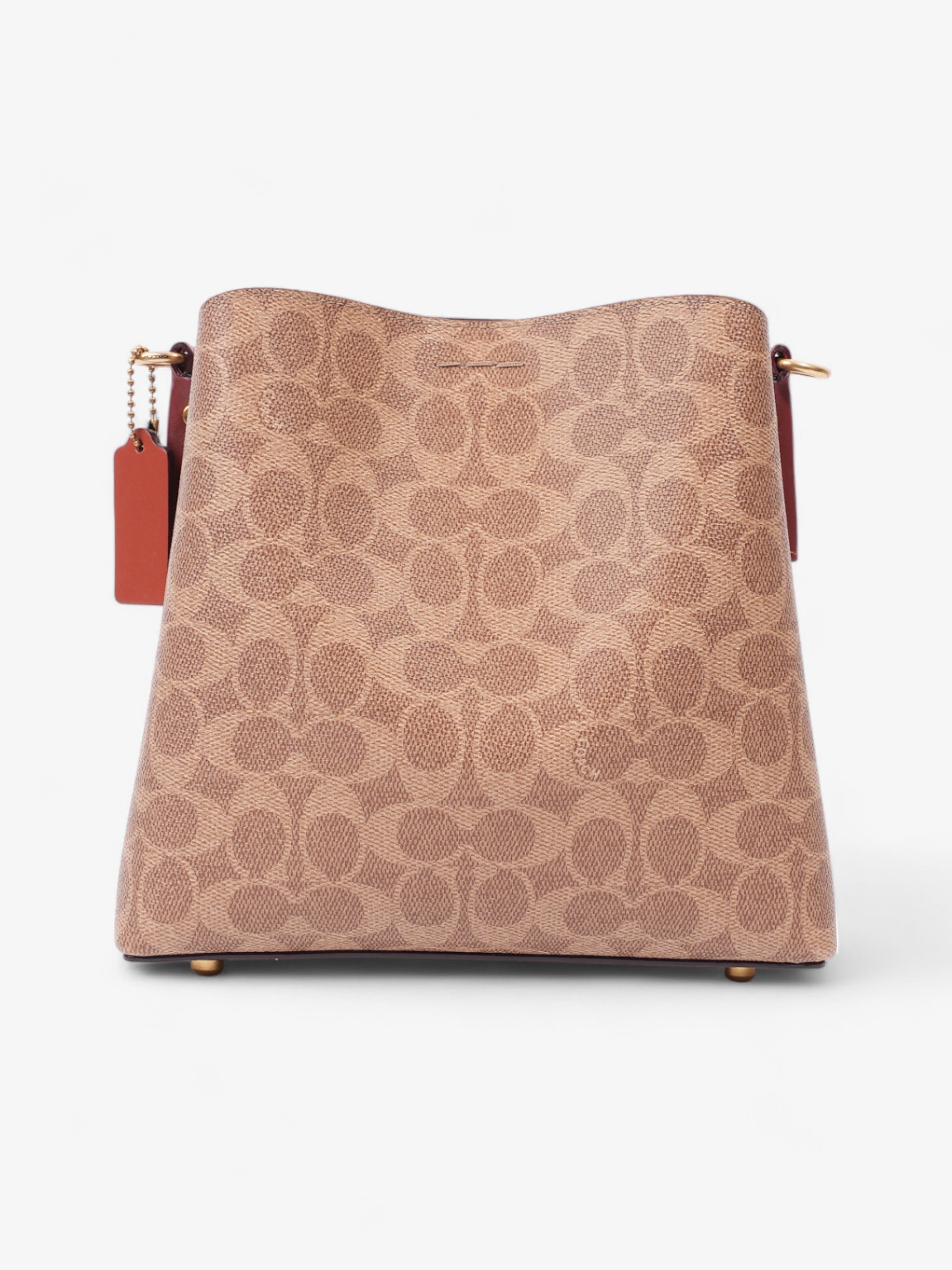 Coach Willow Bucket Bag Brown / Beige Canvas