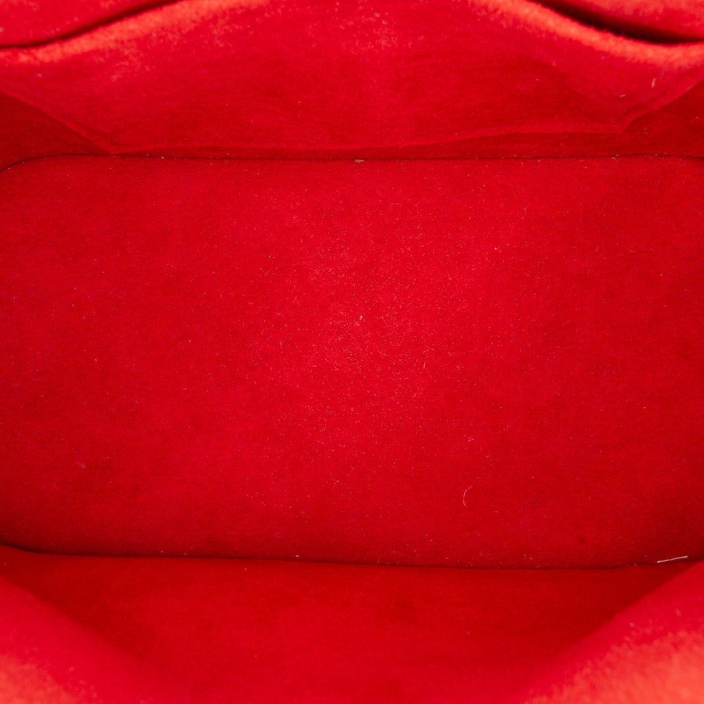Red Louis Vuitton Epi Alma BB Satchel