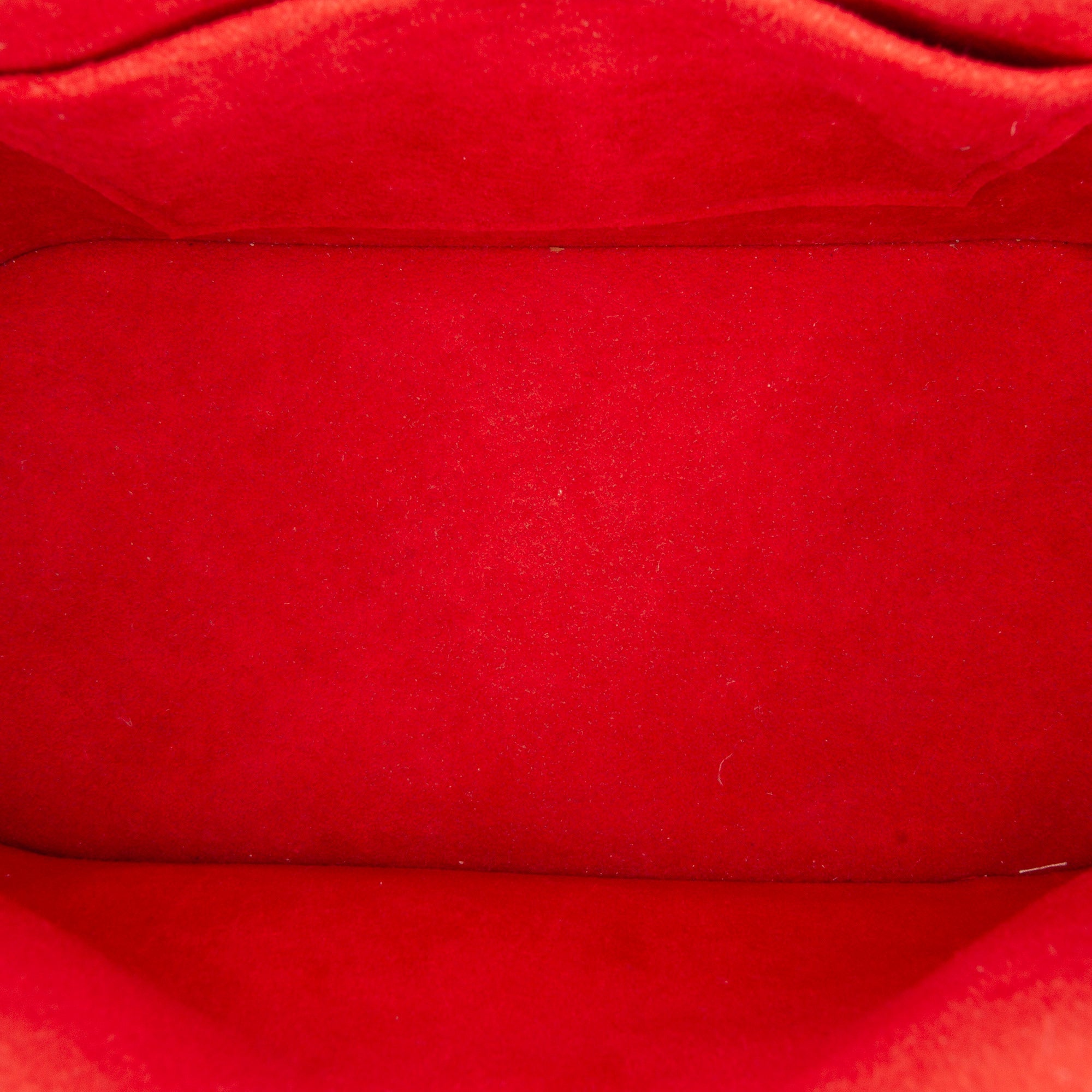 Red Louis Vuitton Epi Alma BB Satchel