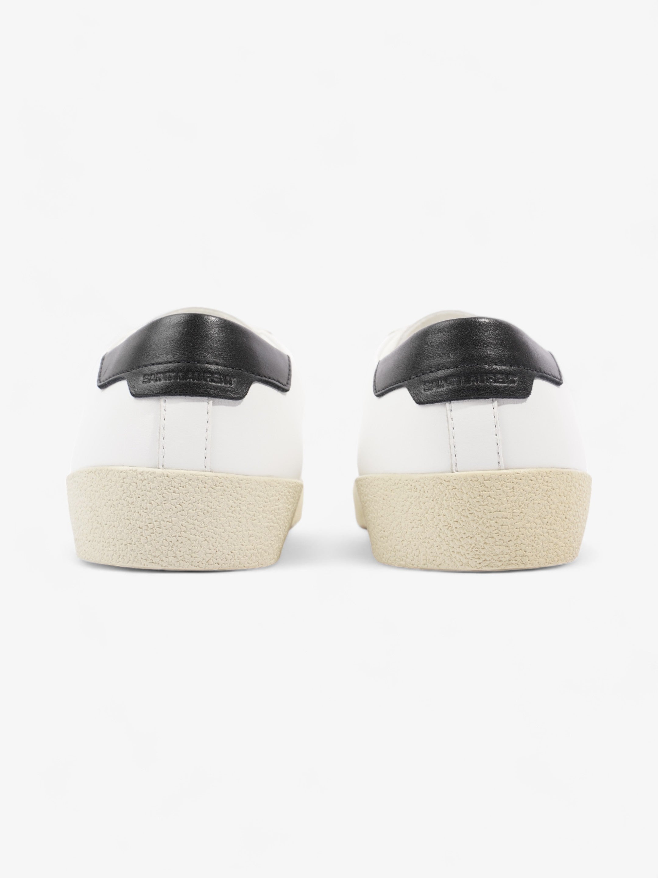 Saint Laurent Court Classic White / Black Leather EU 41 UK 8