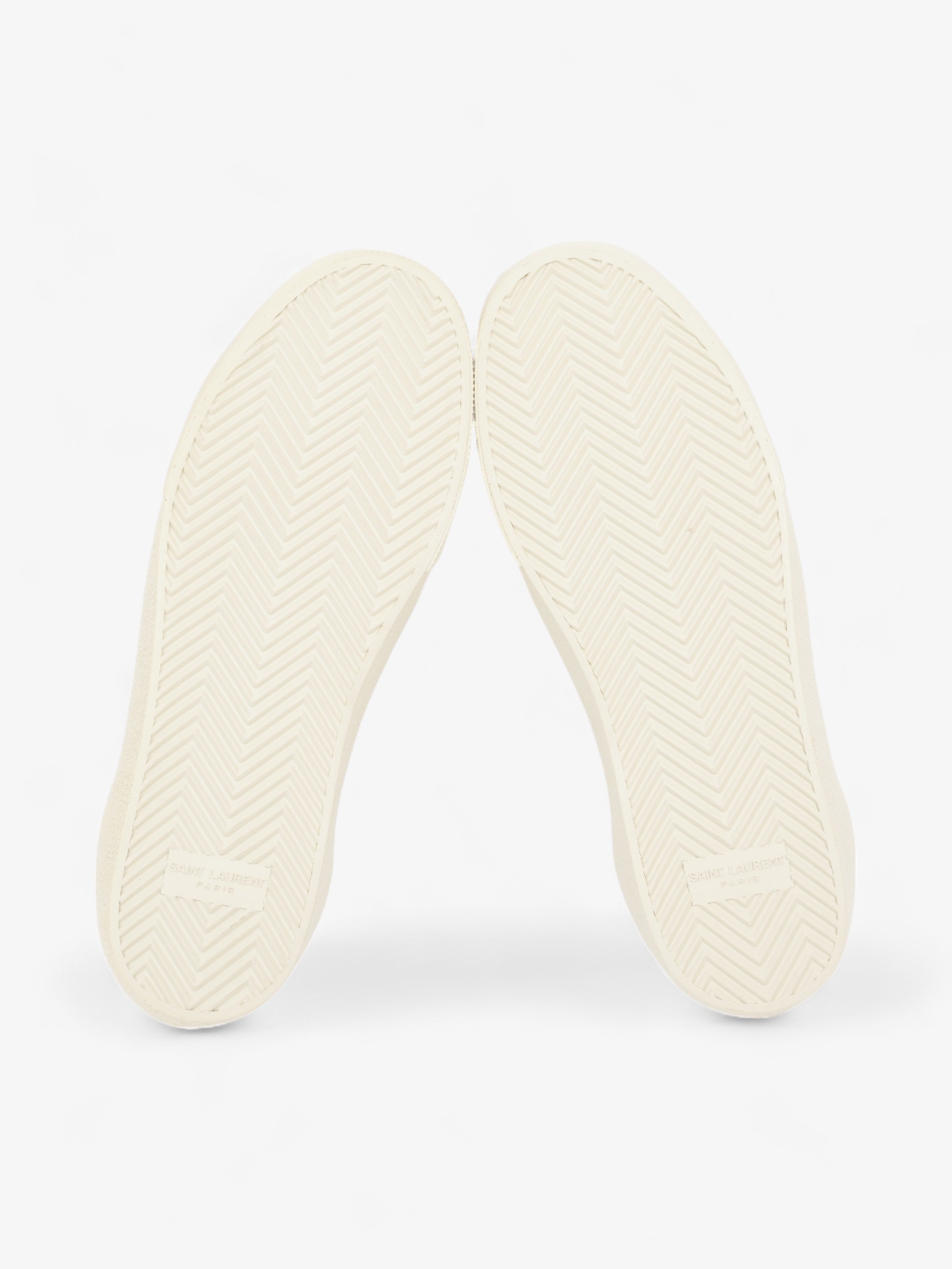 Saint Laurent Court Classic White / Black Leather EU 41 UK 8