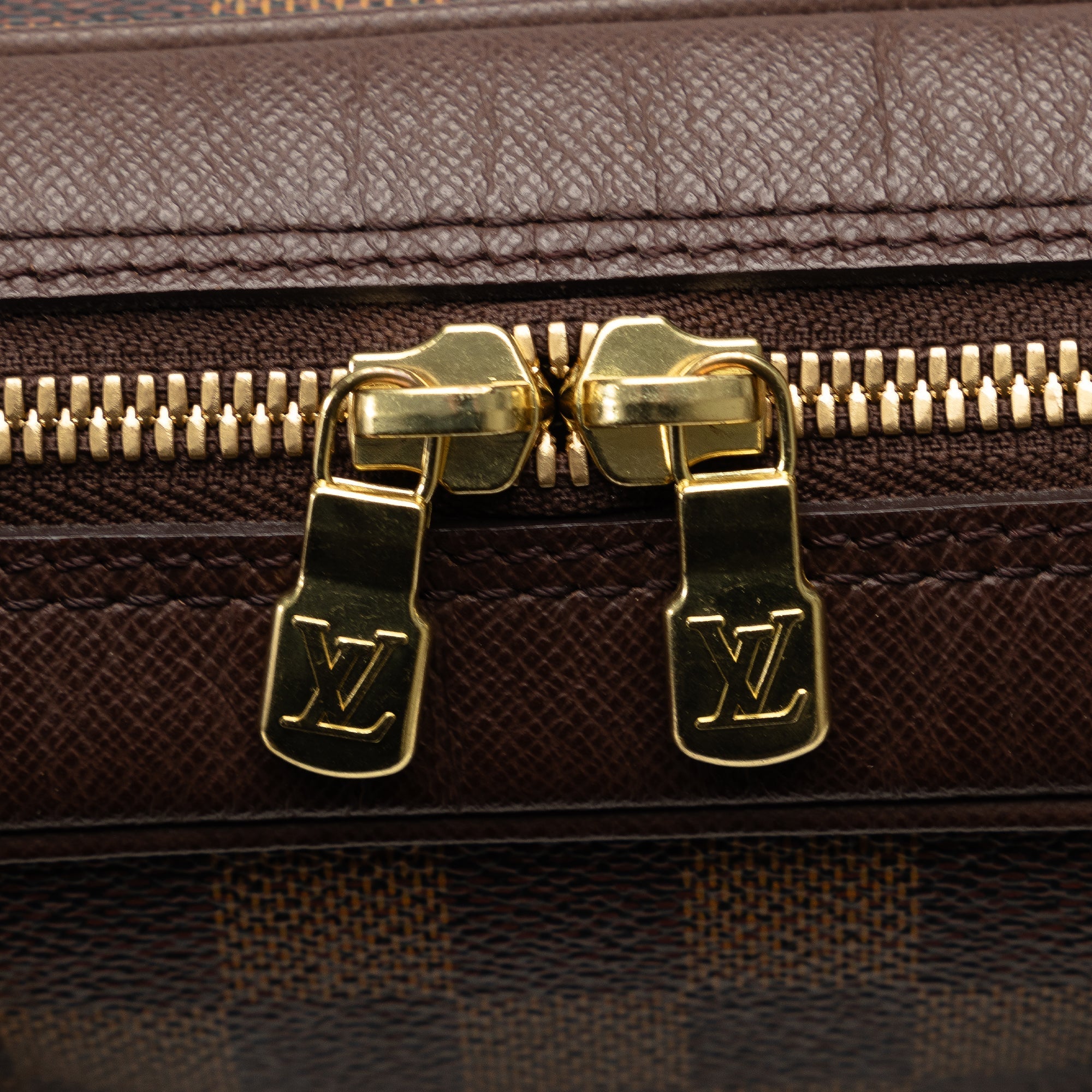 Brown Louis Vuitton Damier Ebene Brera Handbag