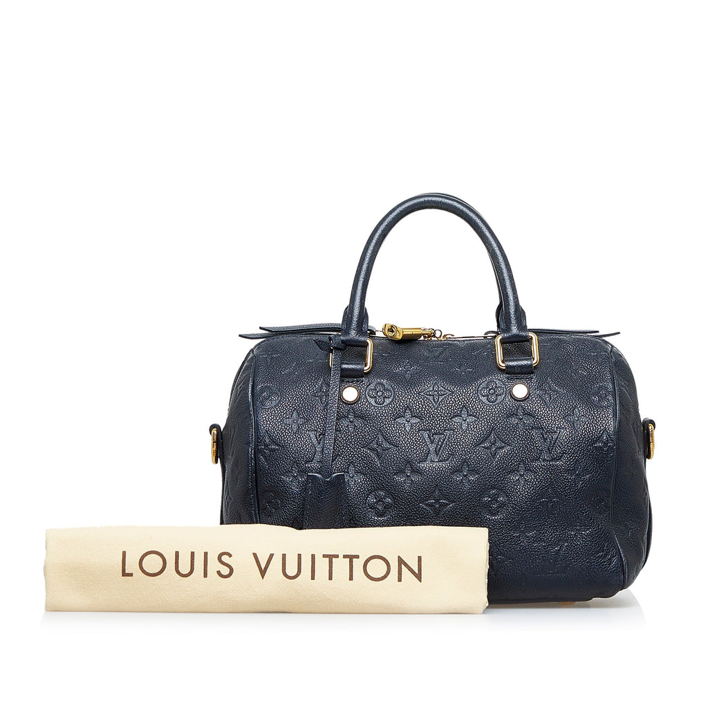 Louis Vuitton Speedy 25 BandouliÃƒÆ’Ã‚Â¨re Black Monogram Empreinte