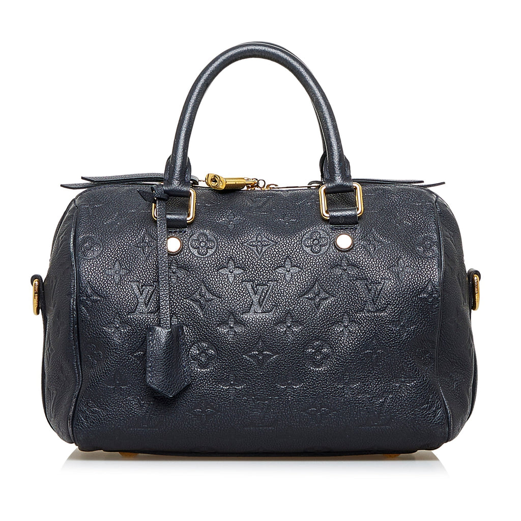 Louis Vuitton Speedy 25 BandouliÃƒÆ’Ã‚Â¨re Black Monogram Empreinte