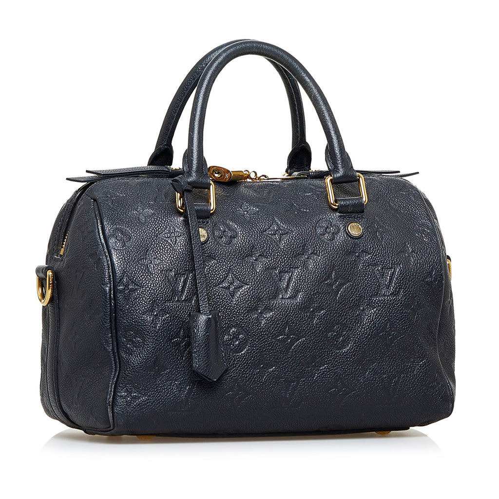 Louis Vuitton Speedy 25 BandouliÃƒÆ’Ã‚Â¨re Black Monogram Empreinte