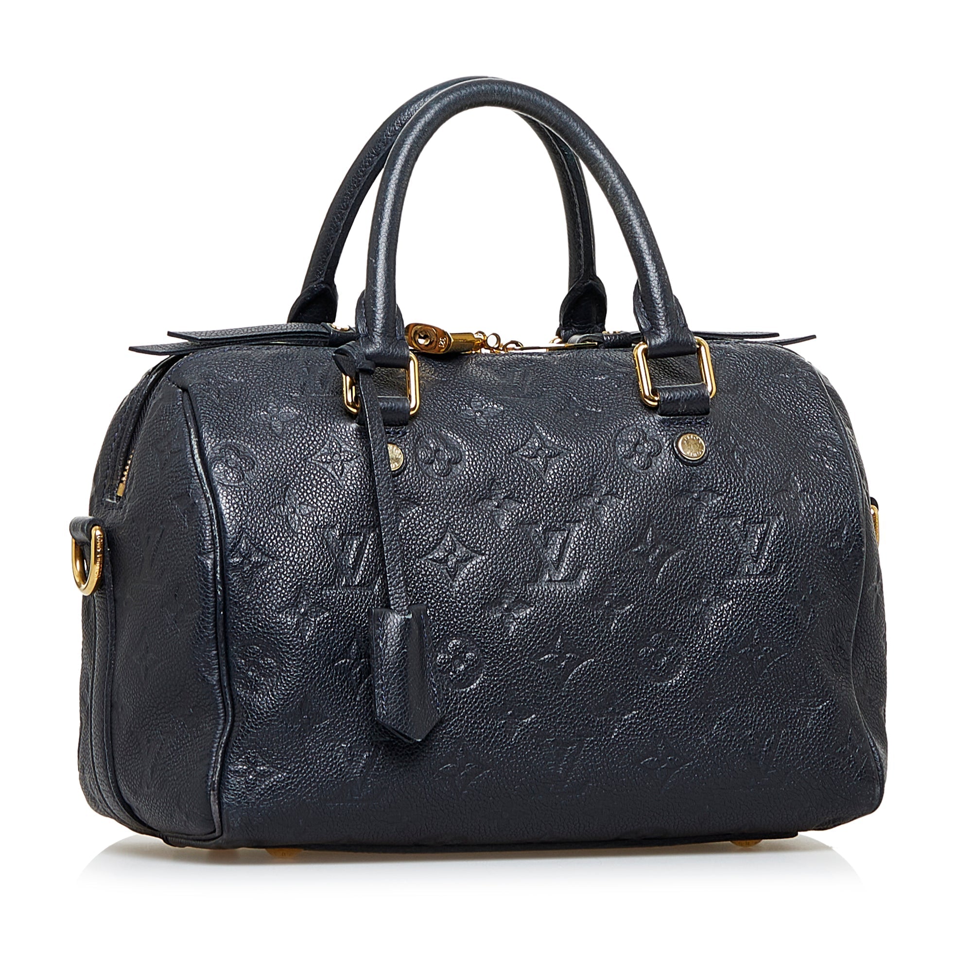 Louis Vuitton Speedy 25 BandouliÃƒÆ’Ã‚Â¨re Black Monogram Empreinte