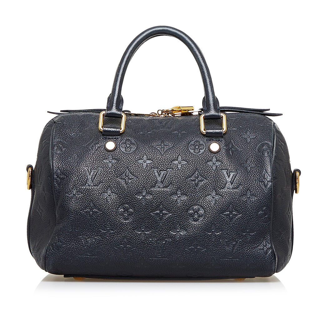 Louis Vuitton Speedy 25 BandouliÃƒÆ’Ã‚Â¨re Black Monogram Empreinte