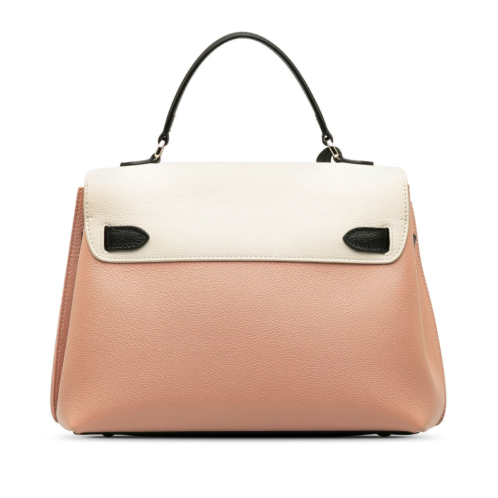 Pink Louis Vuitton Lockme Ever MM Satchel
